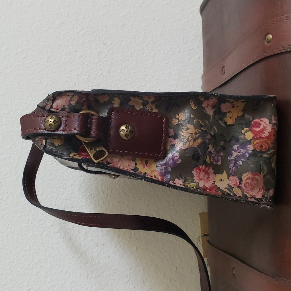 Patricia Nash Nerina Crossbody & Cassis RFID Leather Wallet English Country - Picture 10 of 16